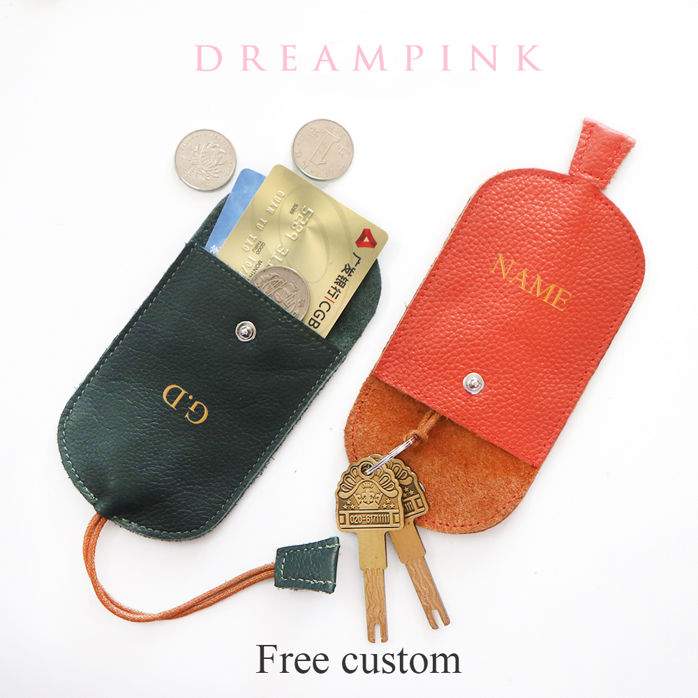 Monogram Keychain Leather - Porte-clés en cuir de vachette monogramme