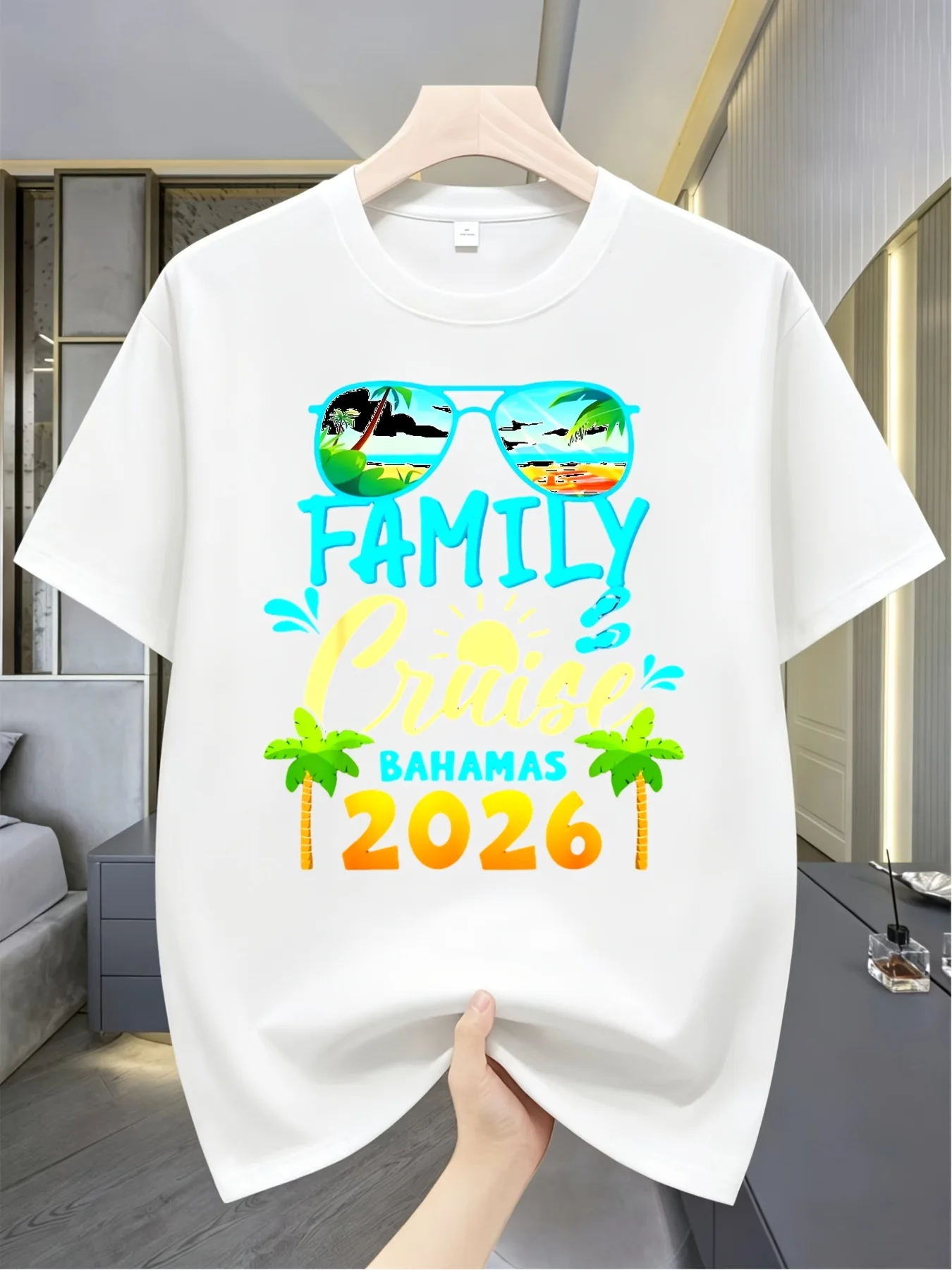 Family Tree Print - T-shirt assorti pour la croisière familiale