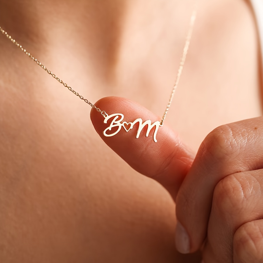 Name Necklace Custom - Colliers avec nom personnalisé pour femmes,
