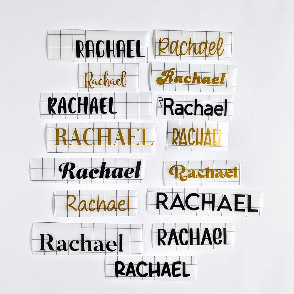 Personalised Candle Label - Autocollants en vinyle personnalisés avec nom,