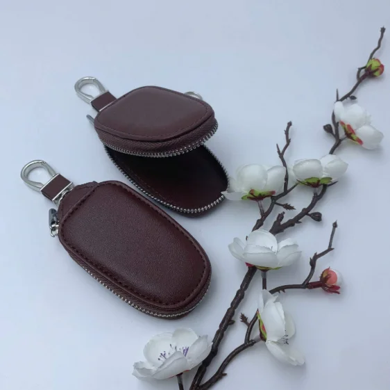 Monogram Keychain Leather - Porte-clés de voiture en cuir PU