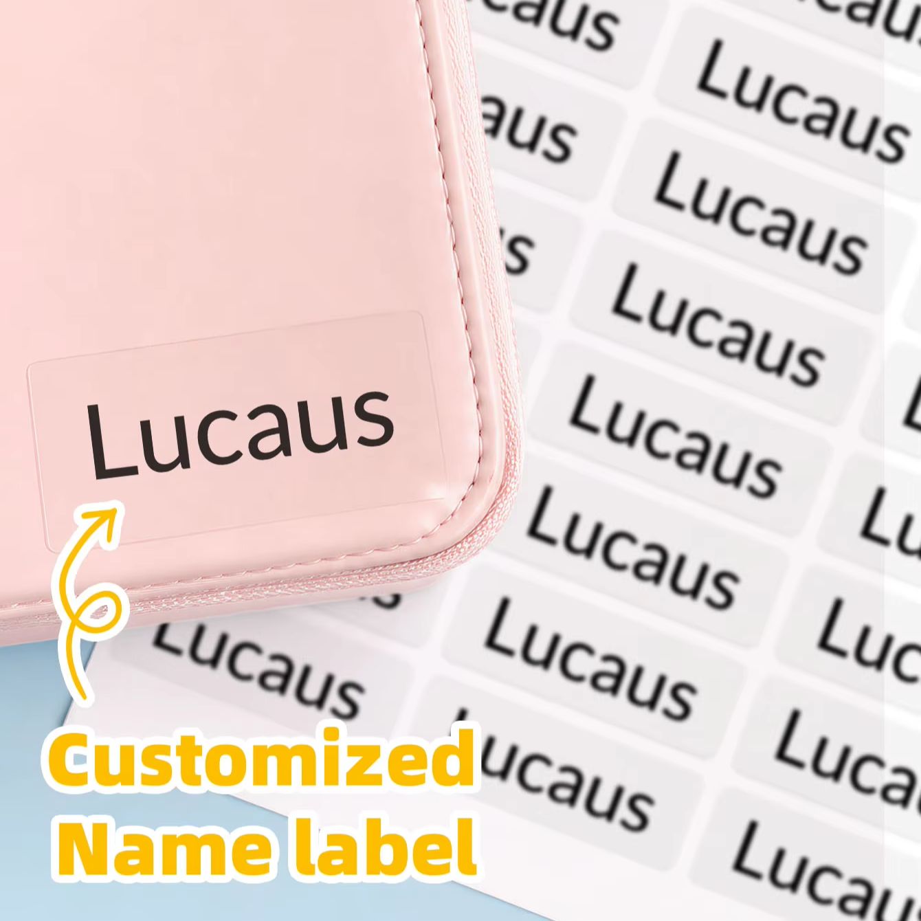Personalized Name Box - Autocollants personnalisés avec nom, 1 à