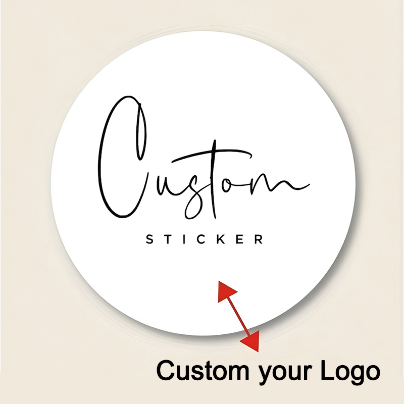 Personalised Candle Label - Autocollants photo personnalisables avec logos multicolores