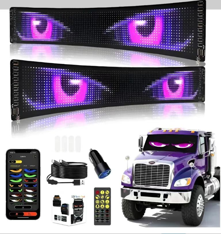 Custom Map Poster - Affichage LED pour camion, panneau publicitaire