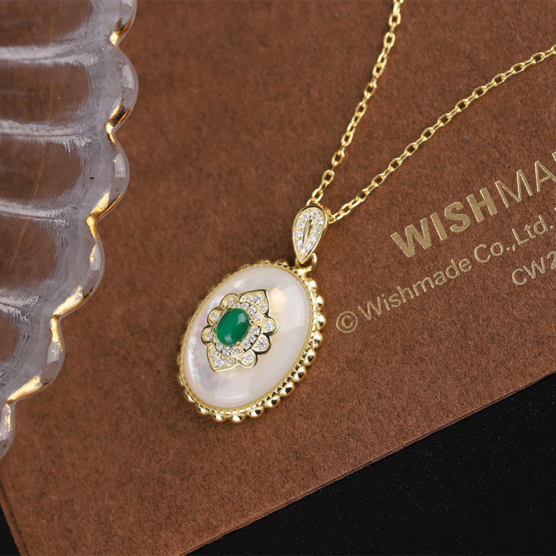 Pendentif de fleur de luxe pou - Birth Flower Necklace avis et prix