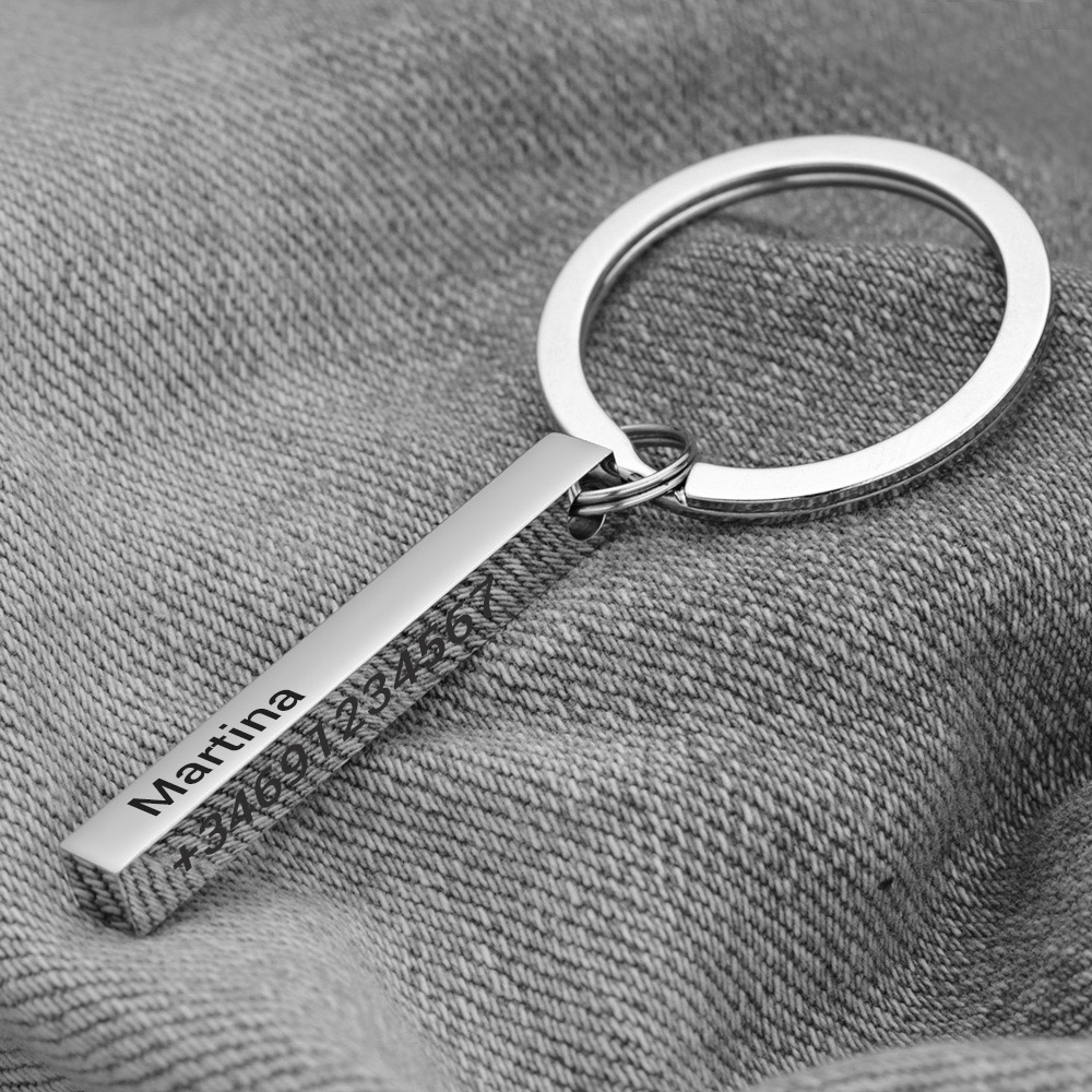 Porte-clés personnalisés en ac - Initial Ring Custom avis et prix