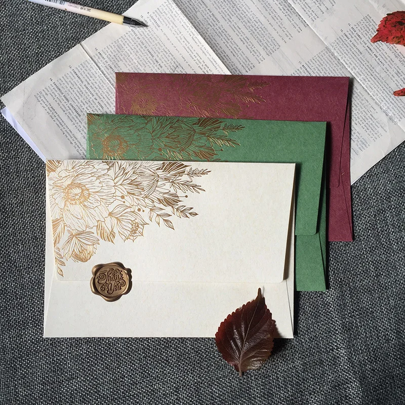 Enveloppes en papier perlé de  - Wax Seal Letter Kit avis et prix