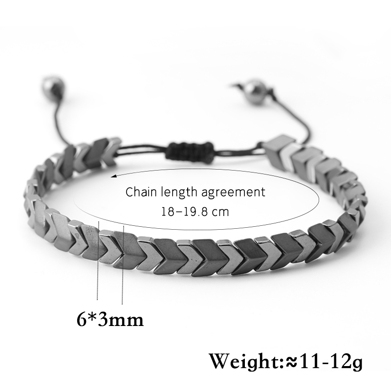 Bracelet en hématite pour homm - Coordinates Bracelet avis et prix