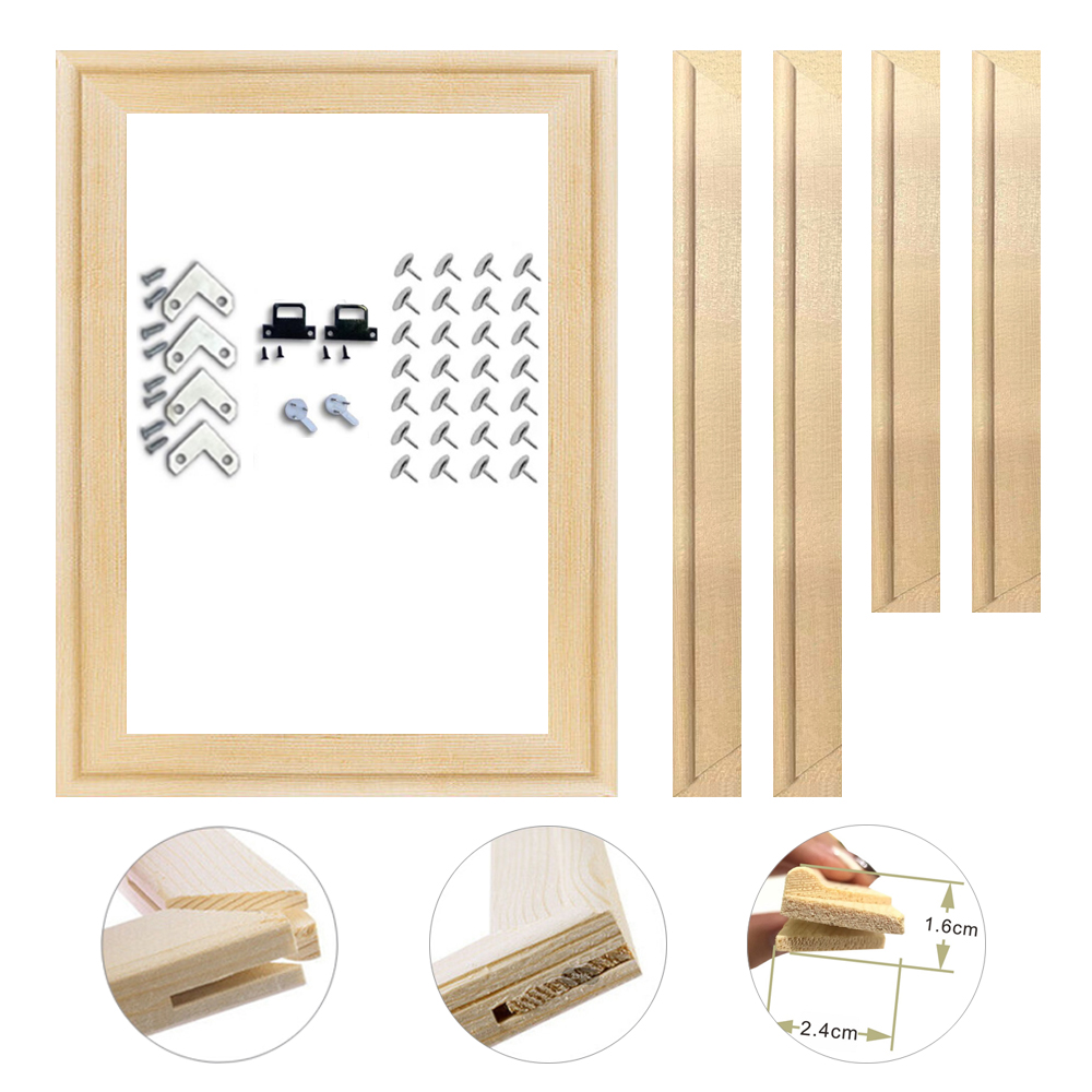 30x40 50x70 70x100cm cadre sur - Engraved Wood Frame avis et prix