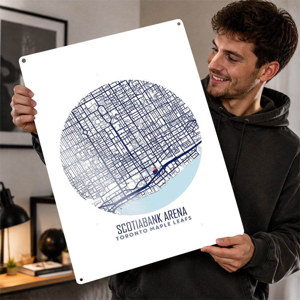 Affiche métallique de l'arena  - Custom Map Poster avis et prix