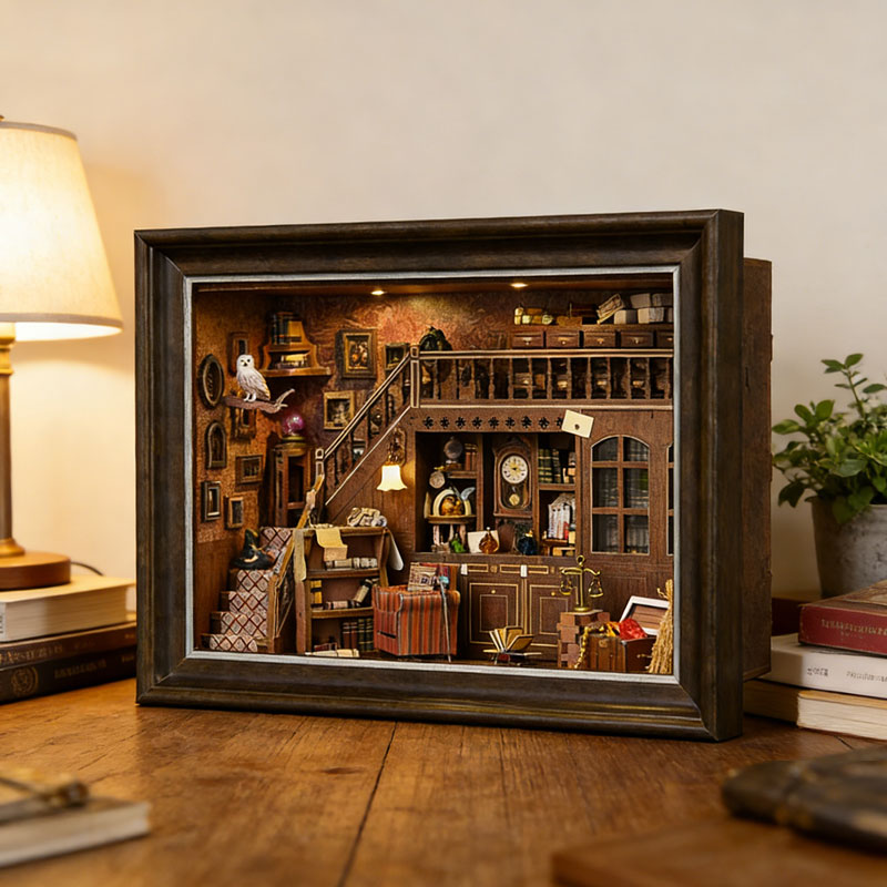 Kit DIY 3D en bois pour niche  - Engraved Wood Frame avis et prix