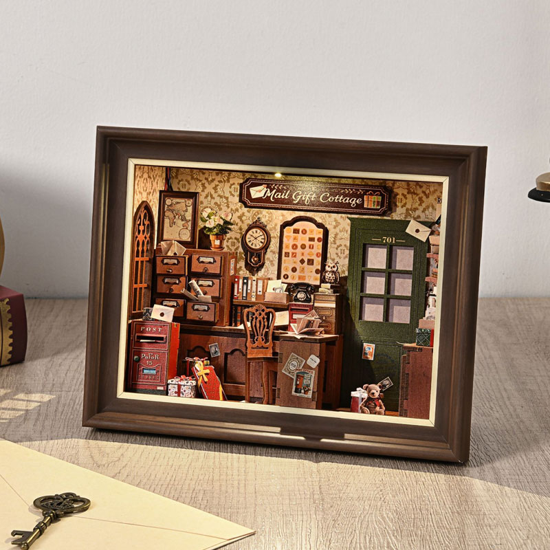 Kit DIY 3D en bois pour niche  - Engraved Wood Frame avis et prix