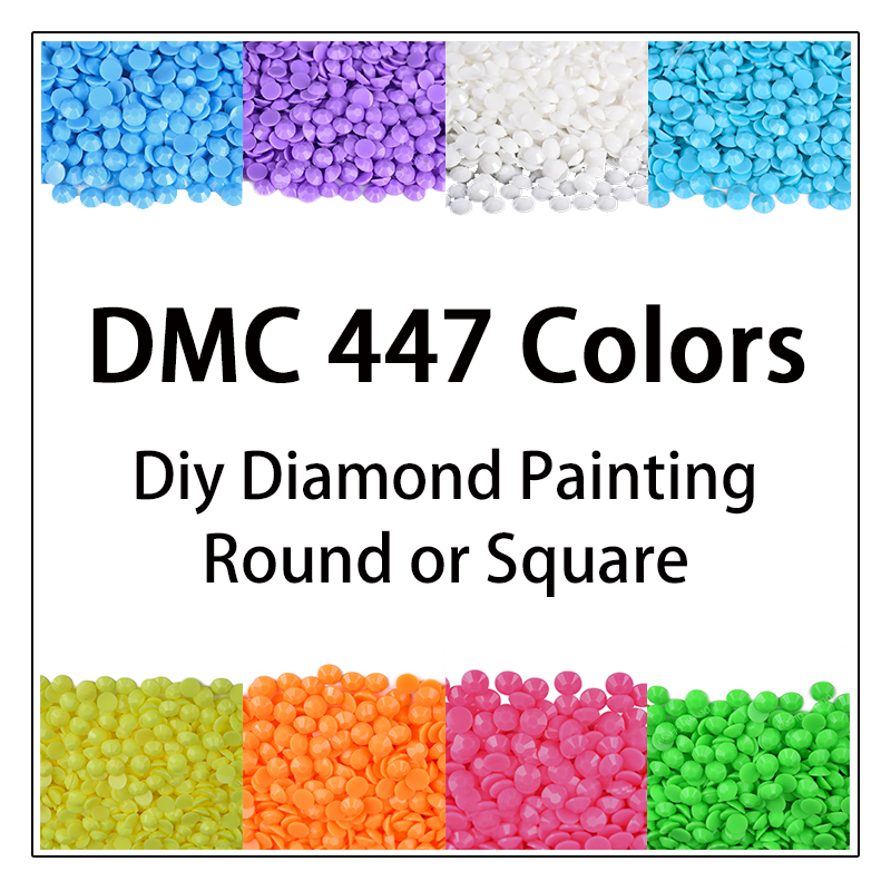 DMC 447 couleurs 5D bricolage  - Photo Mosaic Print avis et prix