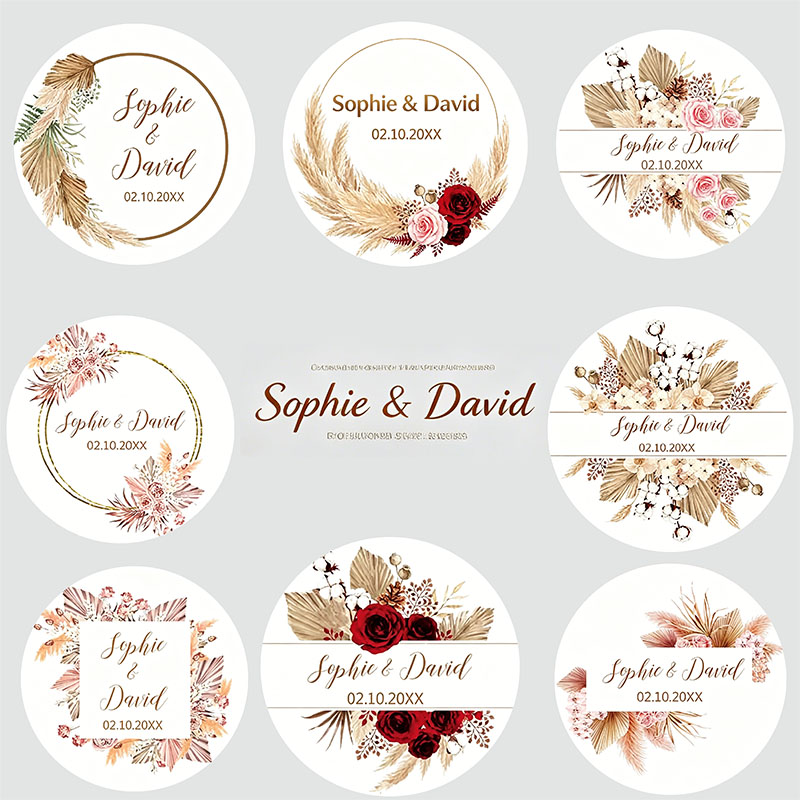 Autocollants de mariage person - Personalized Name Box avis et prix