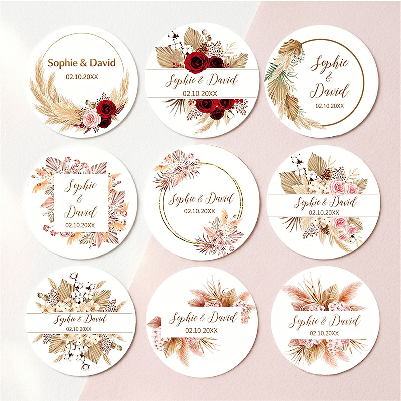 Autocollants de mariage person - Personalized Name Box avis et prix