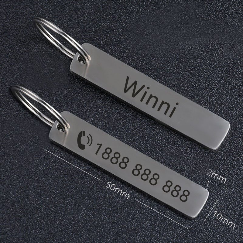Porte-clés personnalisé en aci - Initial Ring Custom avis et prix