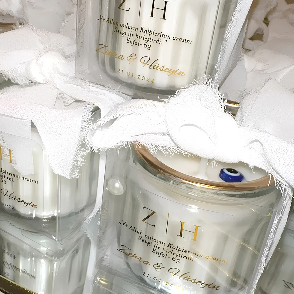 Autocollants de mariage person - Personalised Candle Label avis et prix