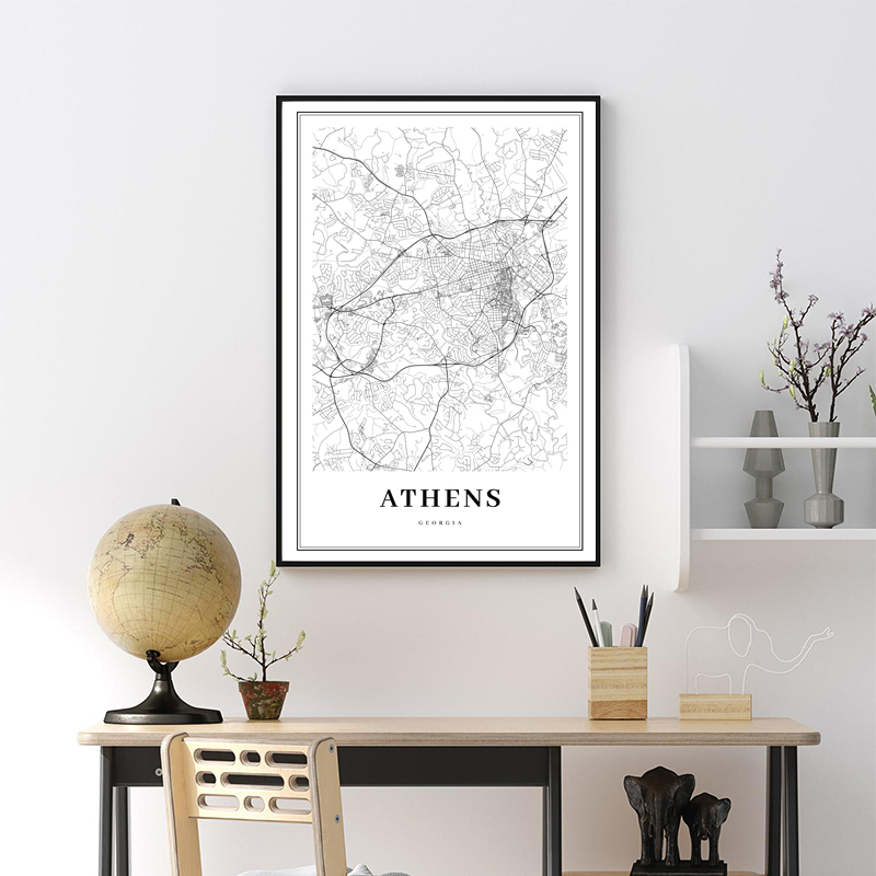 Affiche sur toile avec carte r - Custom Star Map avis et prix