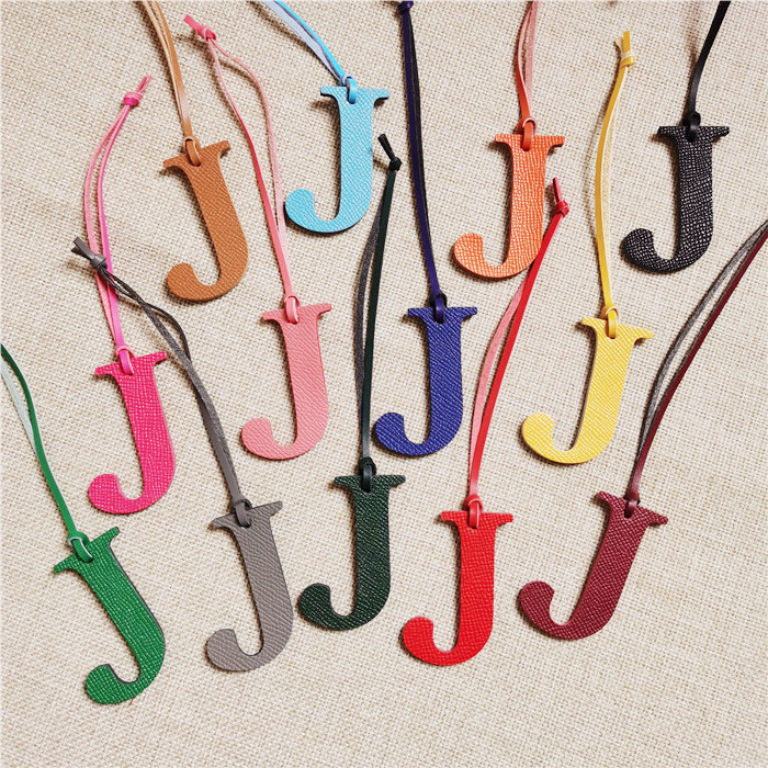 Lettre anglaise H I J K L M N  - Monogram Keychain Leather avis et prix