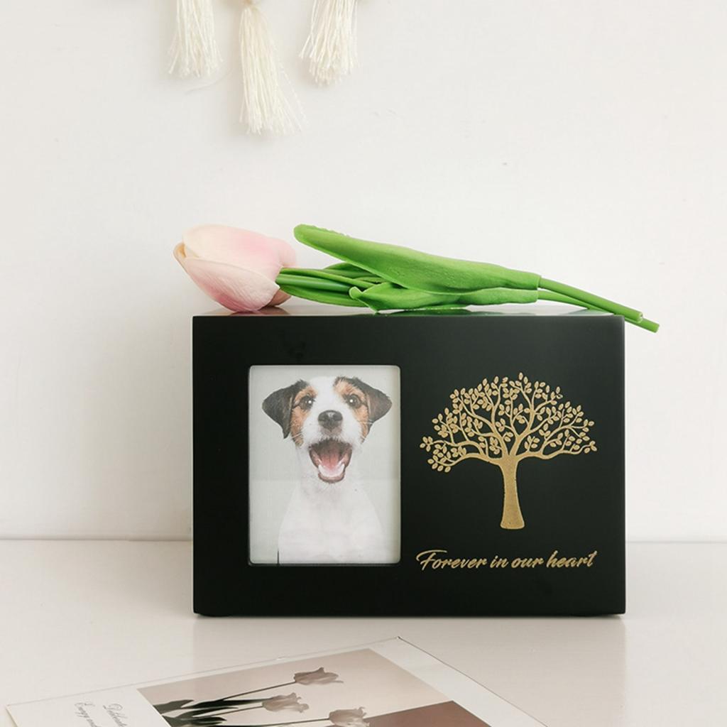 Urne funéraire pour chiens ave - Engraved Wood Frame avis et prix