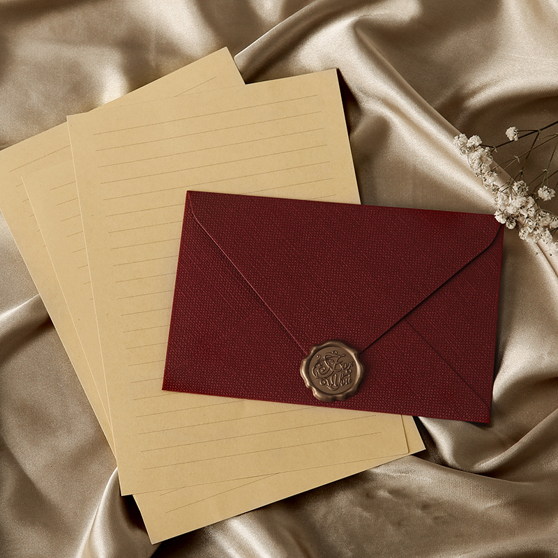 Ensemble de 10 enveloppes en p - Wax Seal Letter Kit avis et prix