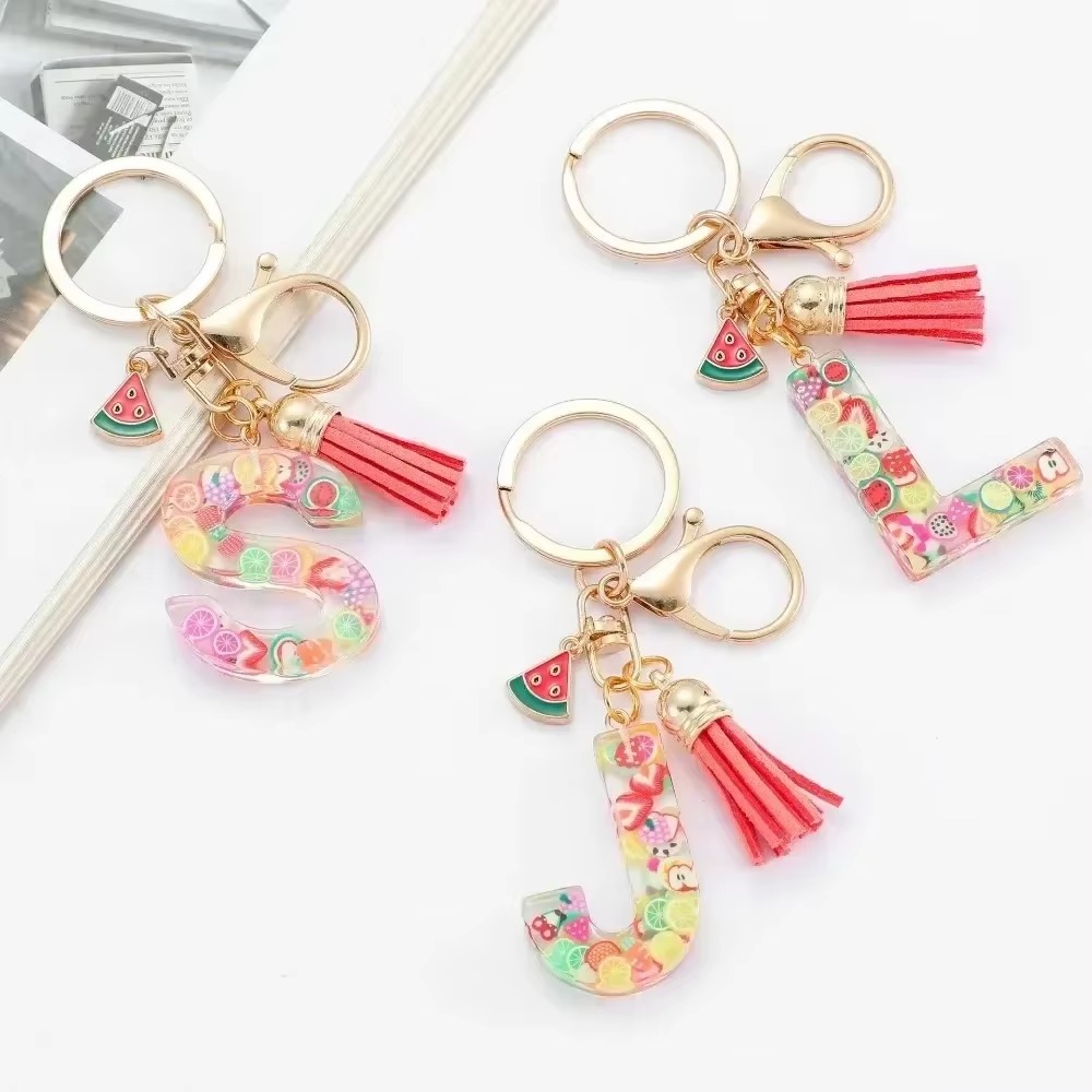 Porte-clés personnalisé A-Z, c - Monogram Keychain Leather avis et prix