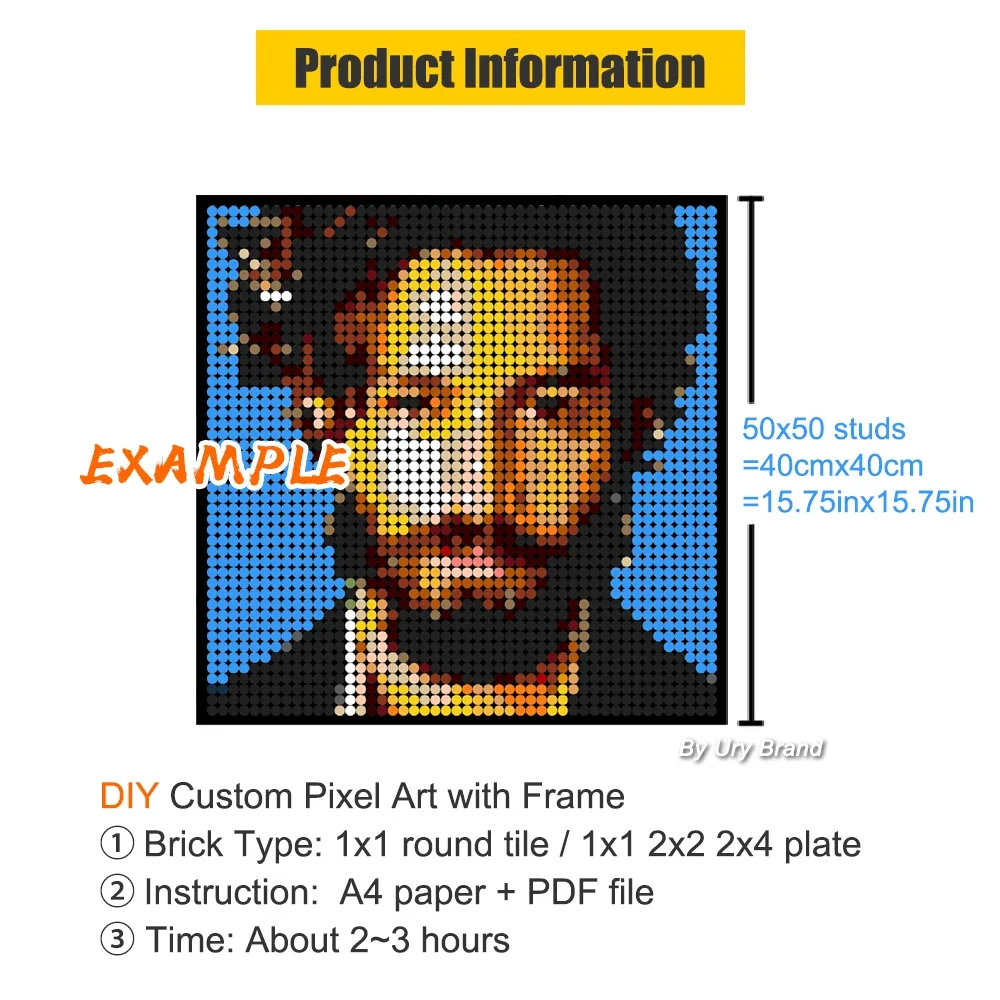 Peinture Mosaïque Pixel Art Pe - Pet Portrait Custom avis et prix