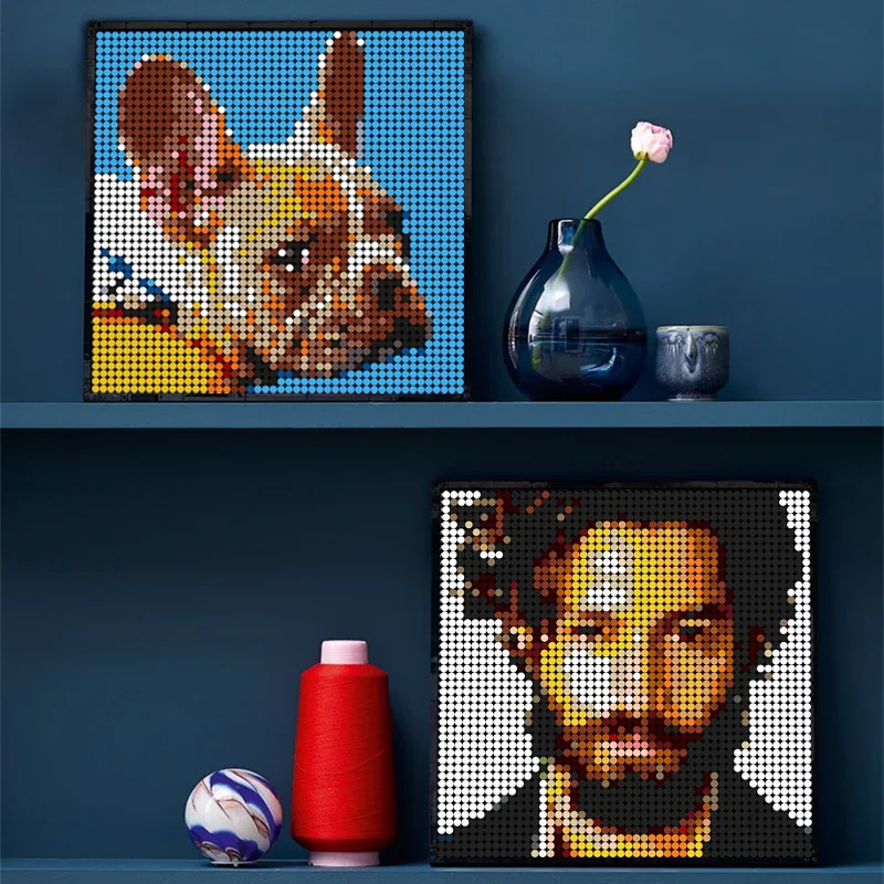 Peinture Mosaïque Pixel Art Pe - Pet Portrait Custom avis et prix