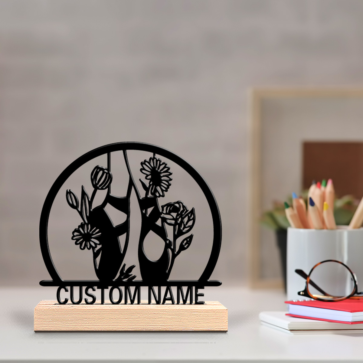 1 belle chaussure de ballet pe - Engraved Wood Frame avis et prix