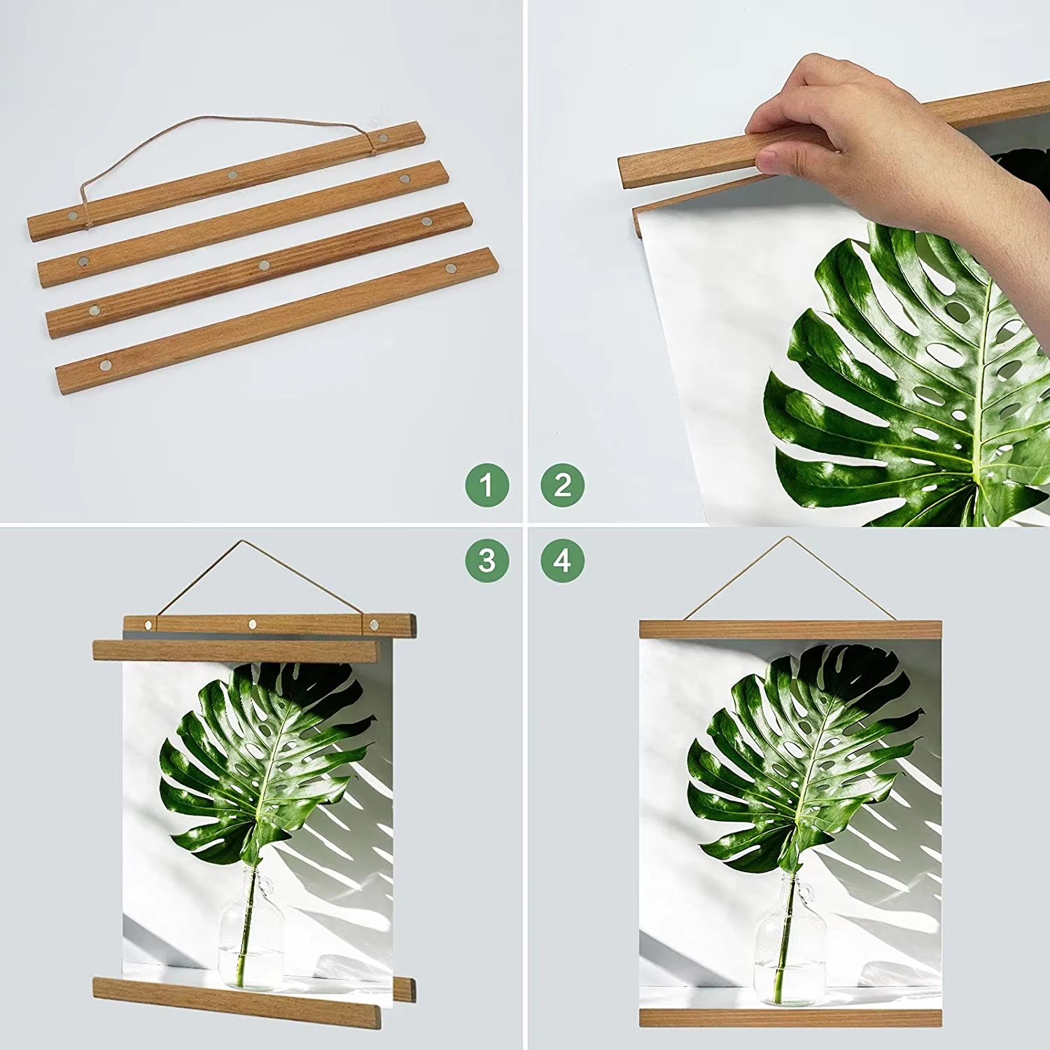 2190 cm magnétique en bois pho - Engraved Wood Frame avis et prix