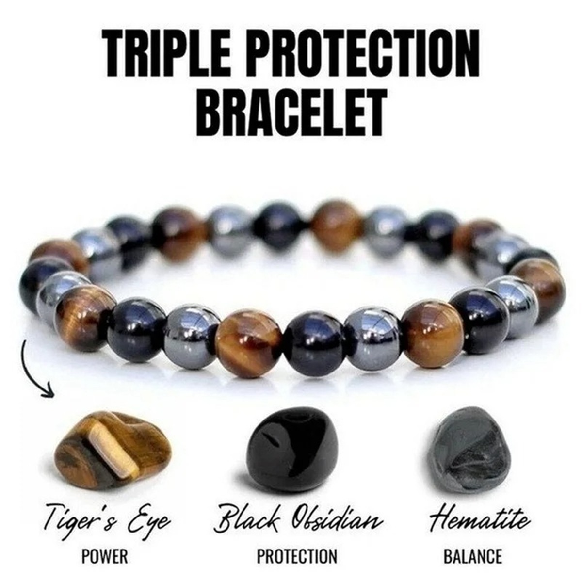Bracelets pour homme, hématite - Coordinates Bracelet avis et prix