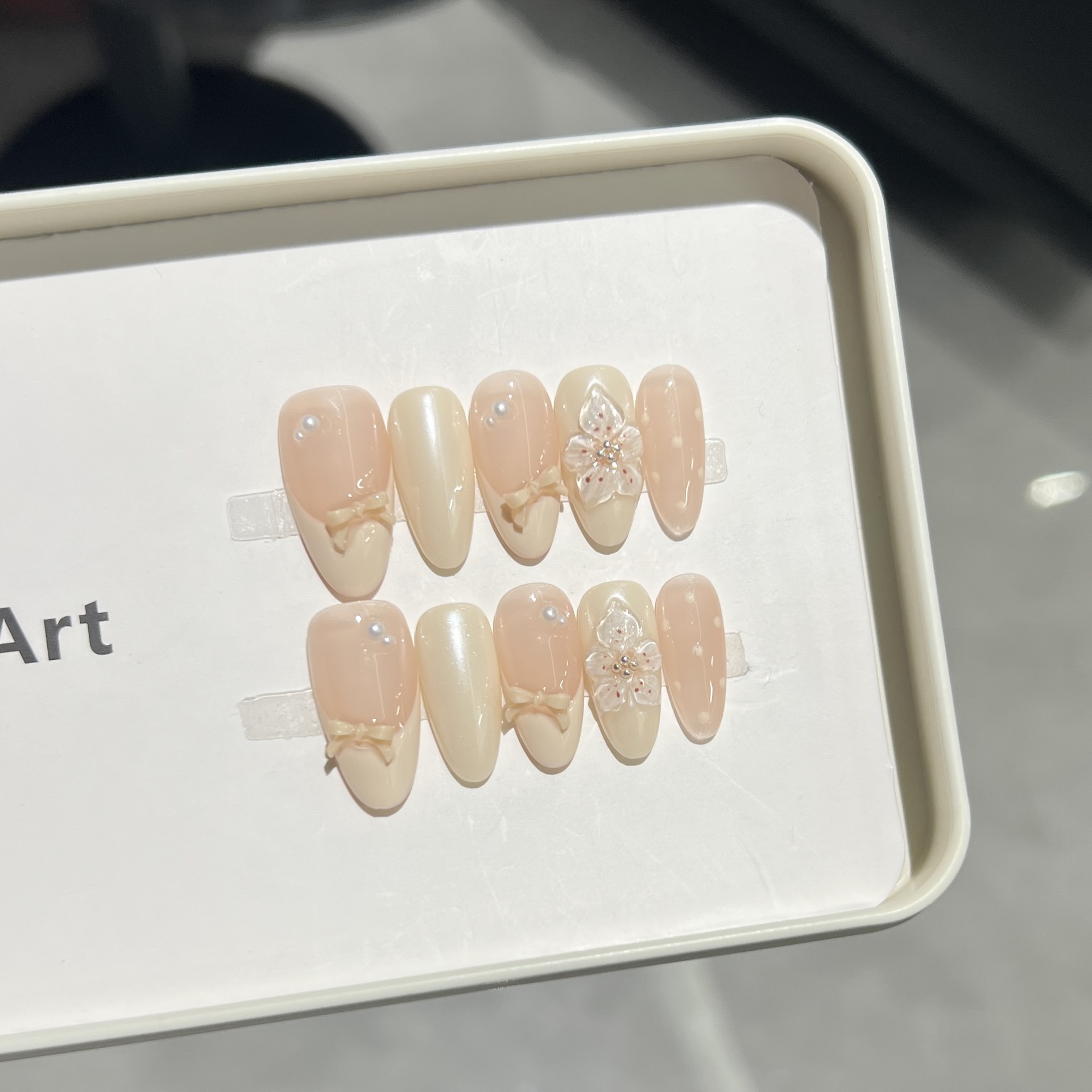 10 faux ongles à presser faits - Pressed Flower Art avis et prix