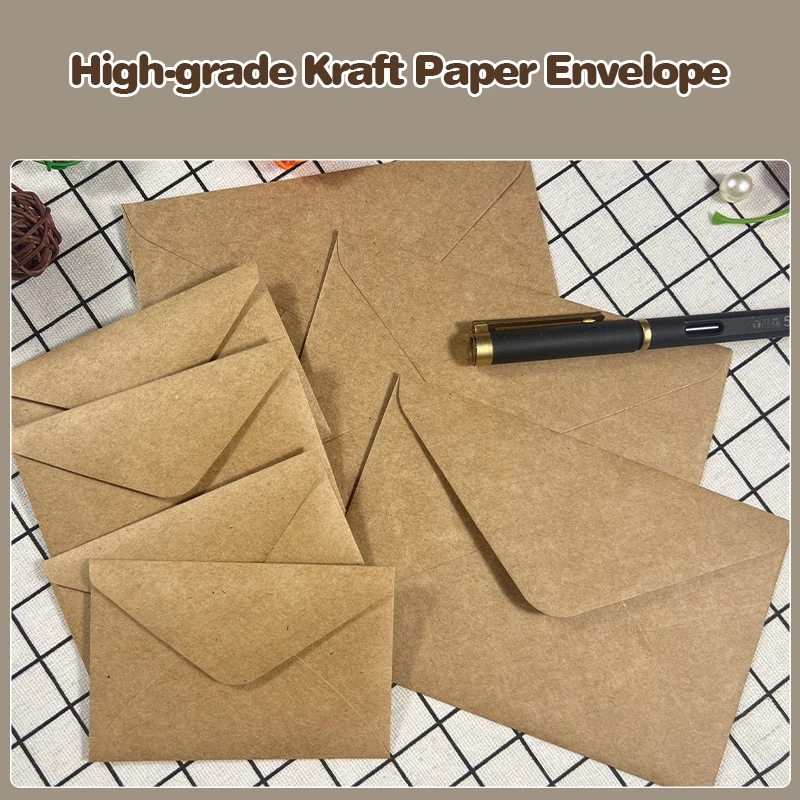 Enveloppes en papier Kraft bru - Wax Seal Letter Kit avis et prix