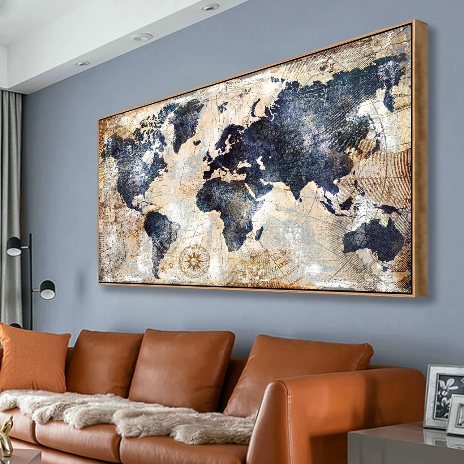 Carte du monde encadrée, impre - Custom Star Map avis et prix